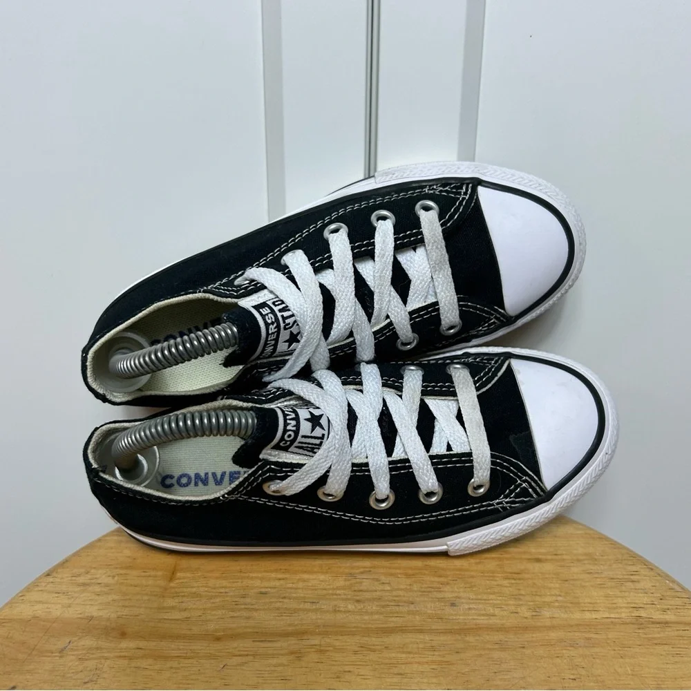 Converse ctas low black